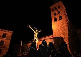Cristo de la Paciencia, en una procesión anterior.