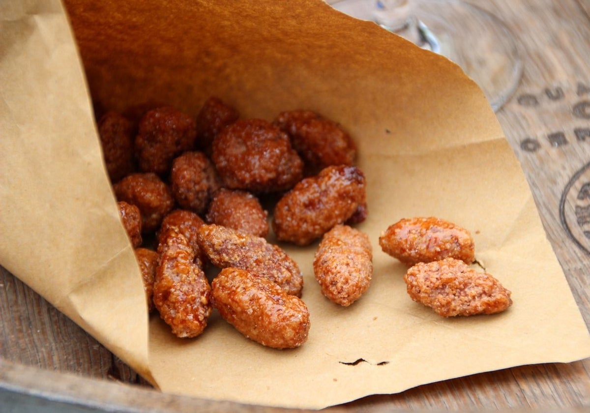 Almendras garrapiñadas caseras