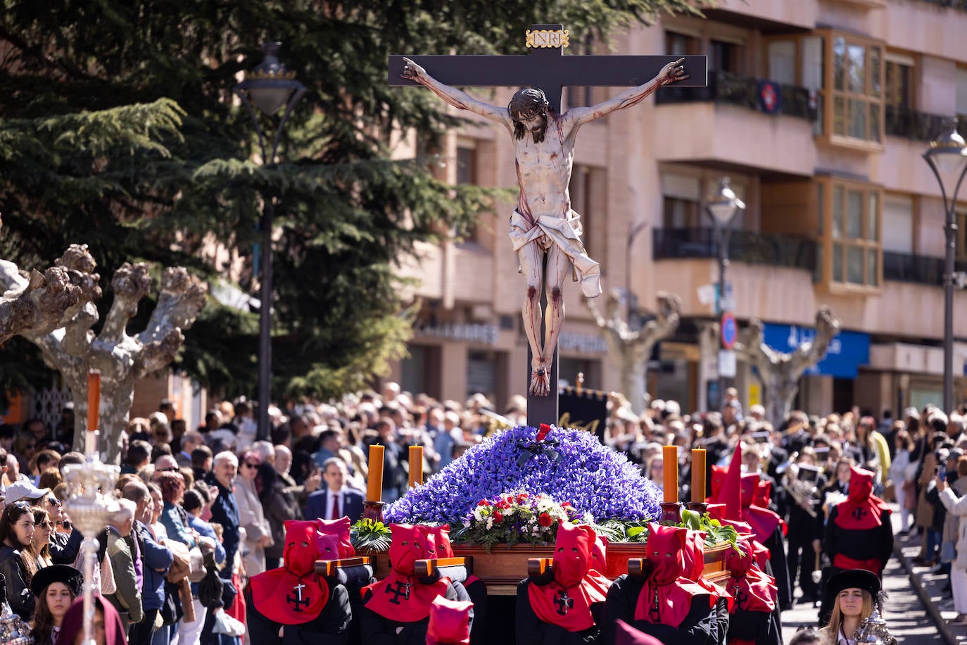 Procesión del Santísimo Cristo de la Luz en la Semana Santa de Valladolid