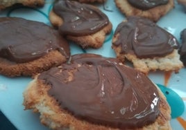 Galletas de chocolate caseras con harina de almendra