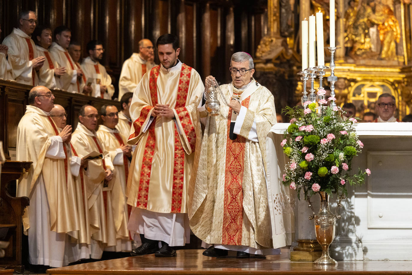 Misa Crismal durante la mañana de Jueves Santo en Valladolid