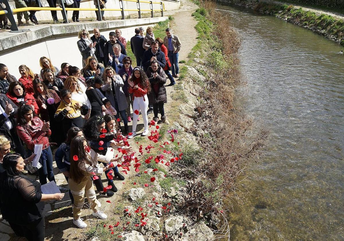 Ceremonia en el Esgueva, celebrada en 2019.