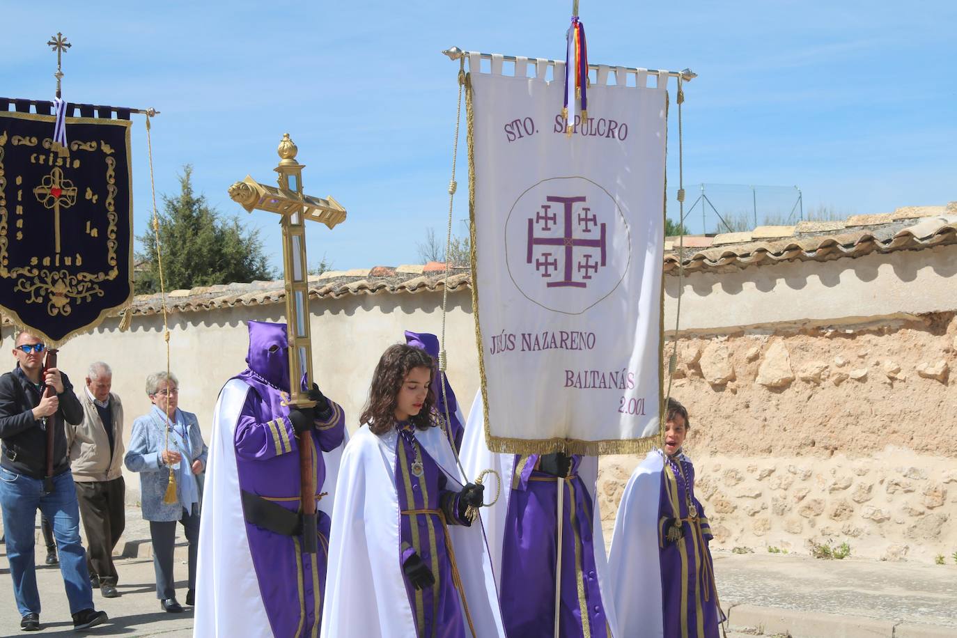 El recogimiento de la Semana Santa en Baltanás