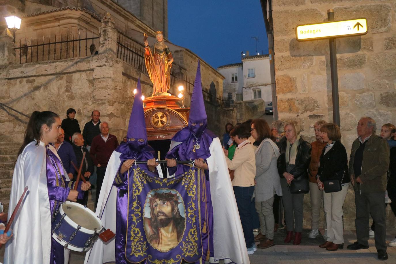 El recogimiento de la Semana Santa en Baltanás