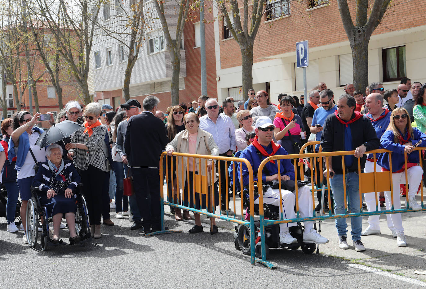 Chupinazo de las fiestas del barrio del Cristo