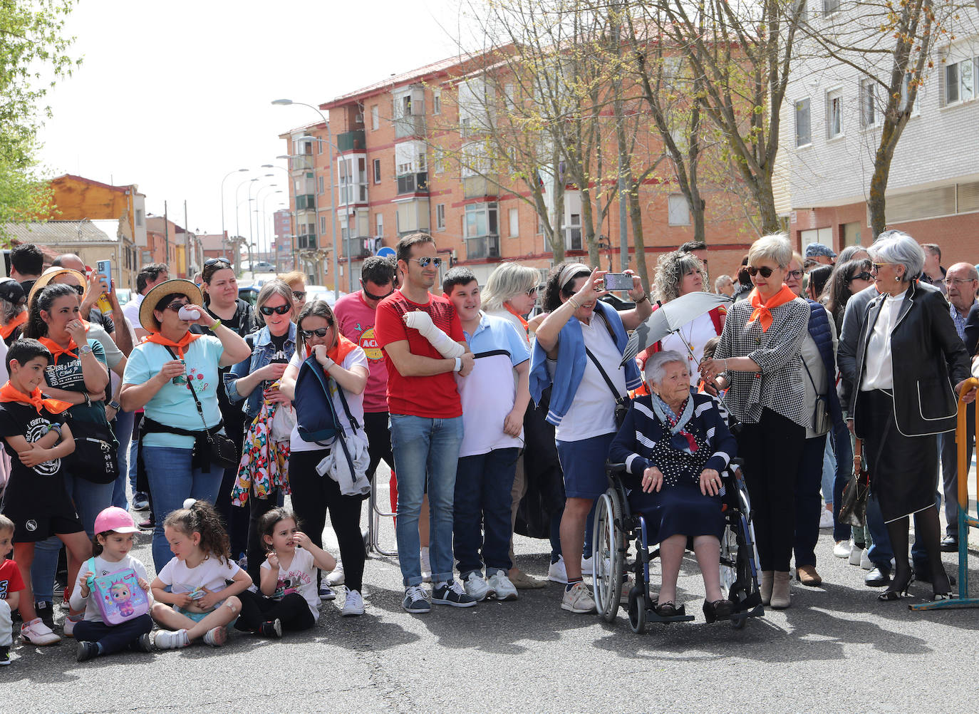 Chupinazo de las fiestas del barrio del Cristo