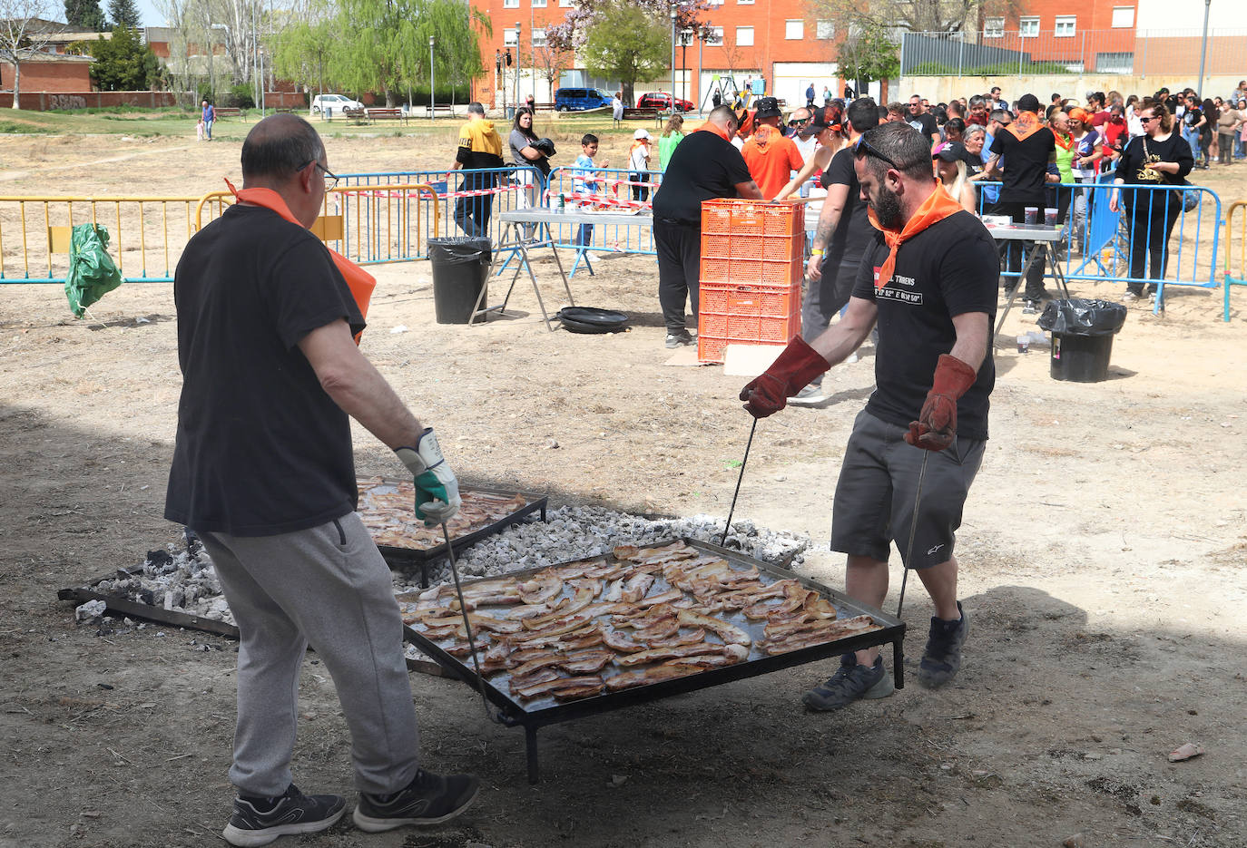 Chupinazo de las fiestas del barrio del Cristo