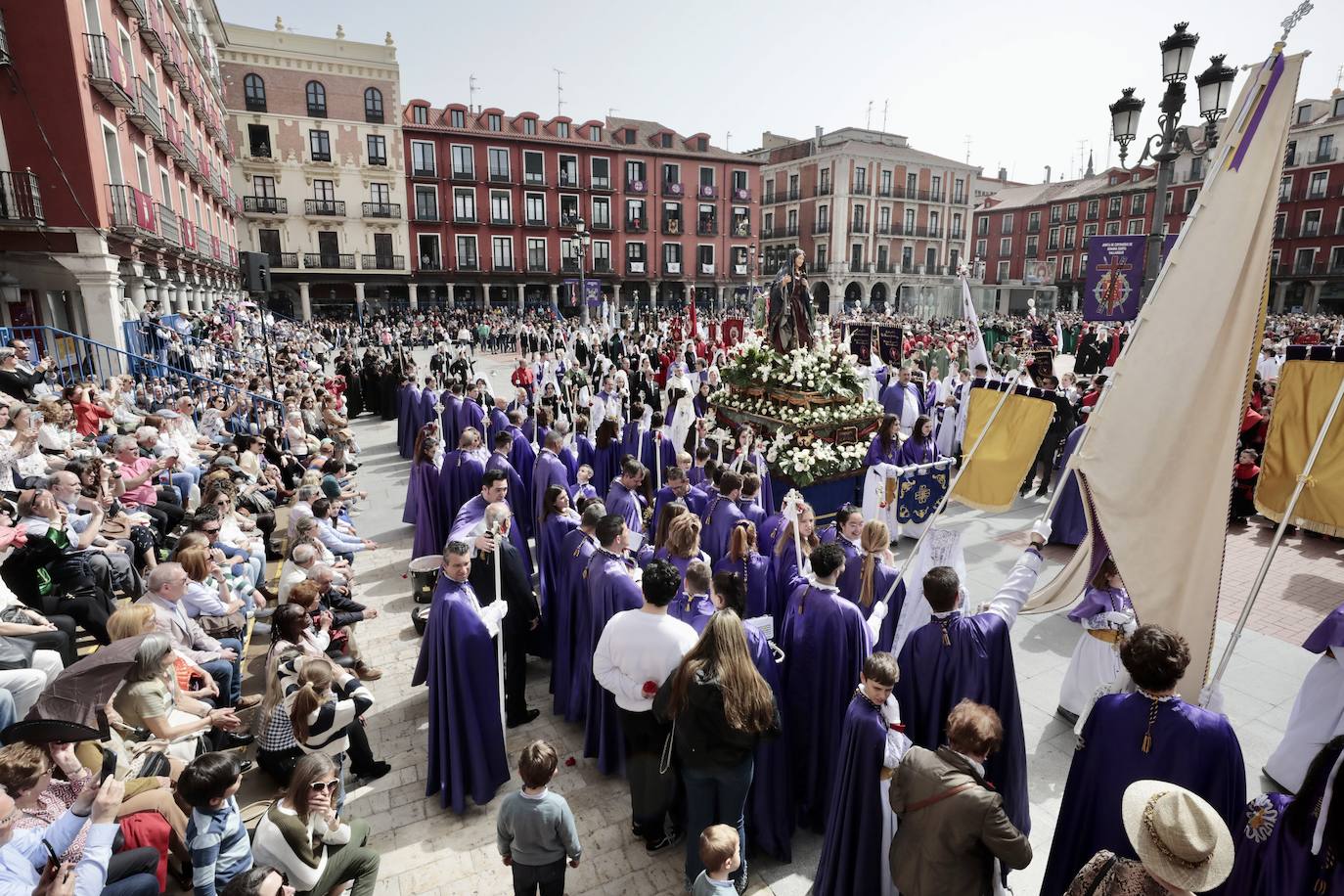 Misa Pascual y Procesión del Encuentro en Valladolid