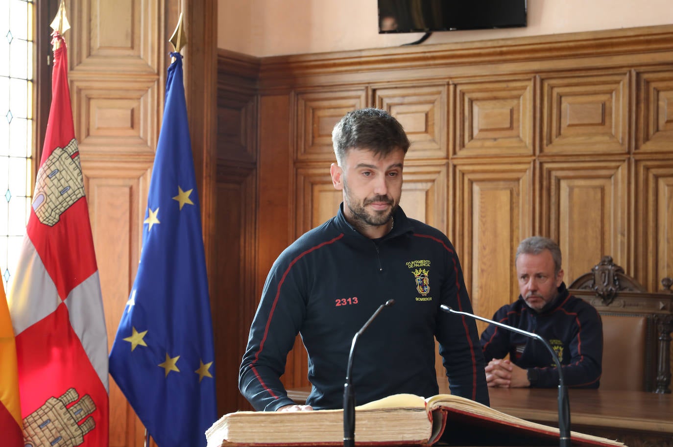 Catorce nuevos bomberos llegan al Parque de Palencia