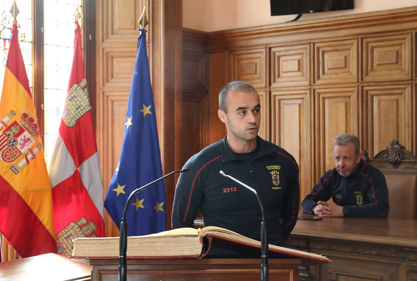 Catorce nuevos bomberos llegan al Parque de Palencia