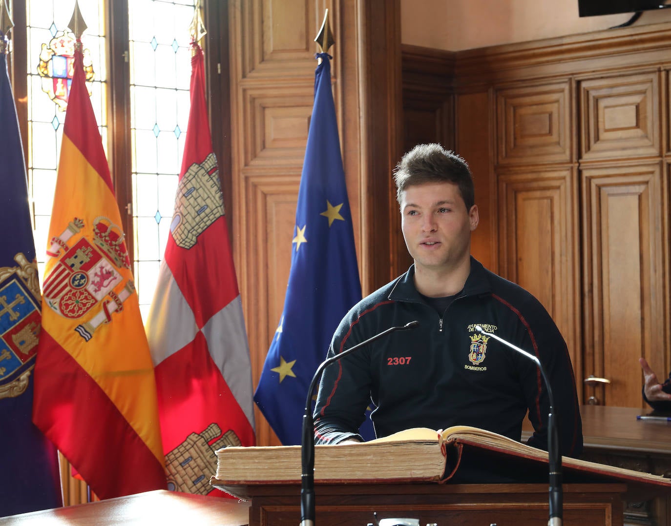 Catorce nuevos bomberos llegan al Parque de Palencia