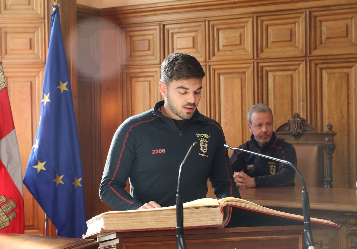 Catorce nuevos bomberos llegan al Parque de Palencia