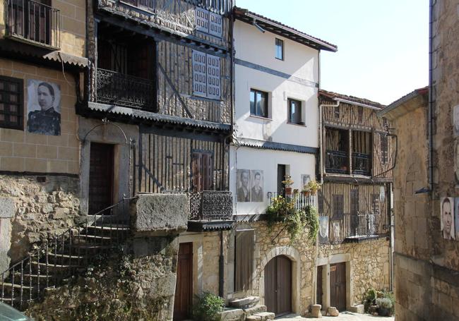 Una de las calles del municipio de Magarraz