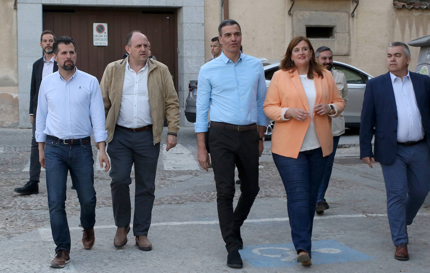 Acto de Pedro Sánchez en Segovia