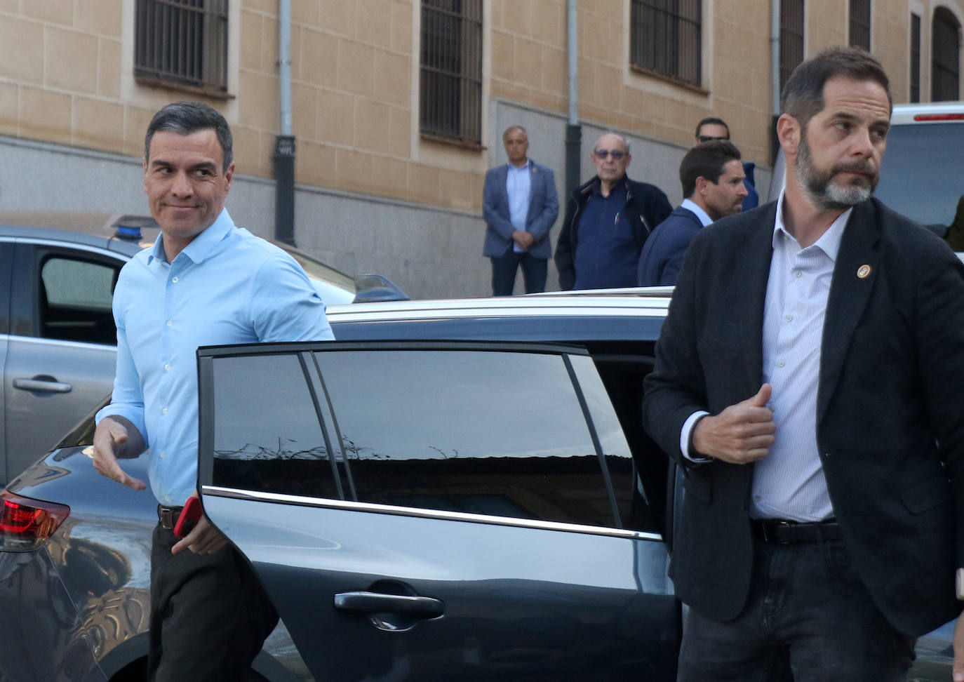 Acto de Pedro Sánchez en Segovia