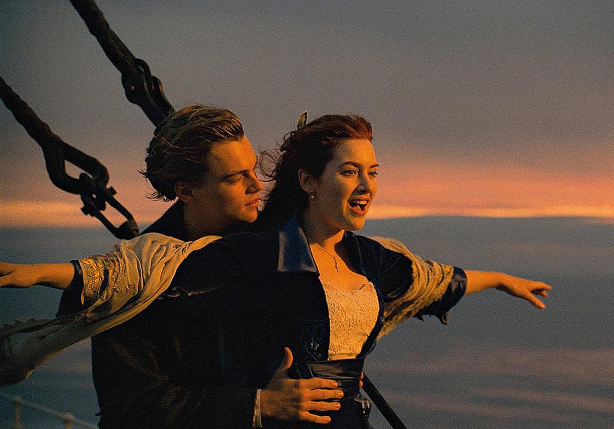 Fotograma de 'Titanic', la película más famosa inspirada en el hundimiento del popular baro.