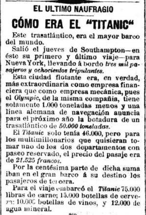 Noticia publicada en El Norte de Castilla el 17 de abril de 1912.