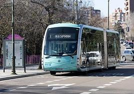 Bus eléctrico de Auvasa.