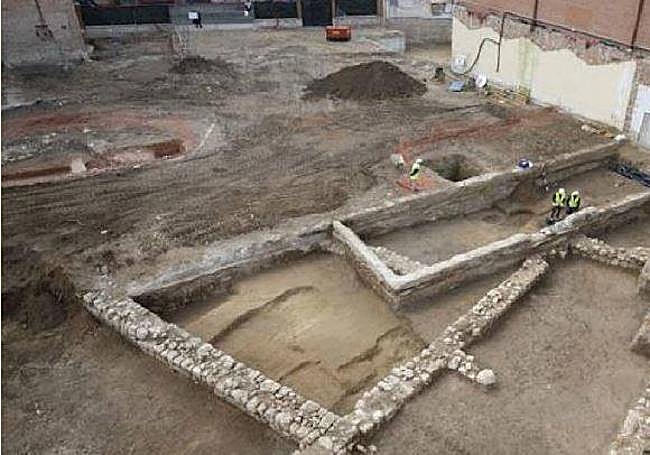 Restos del antiguo convento.