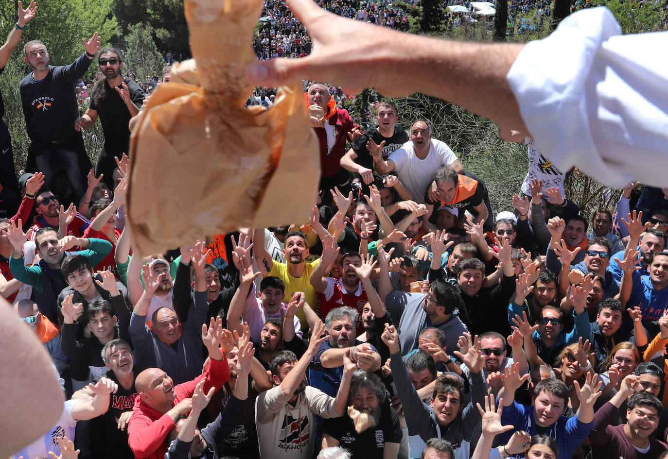 El Cristo celebra la pedrea del pan y quesillo