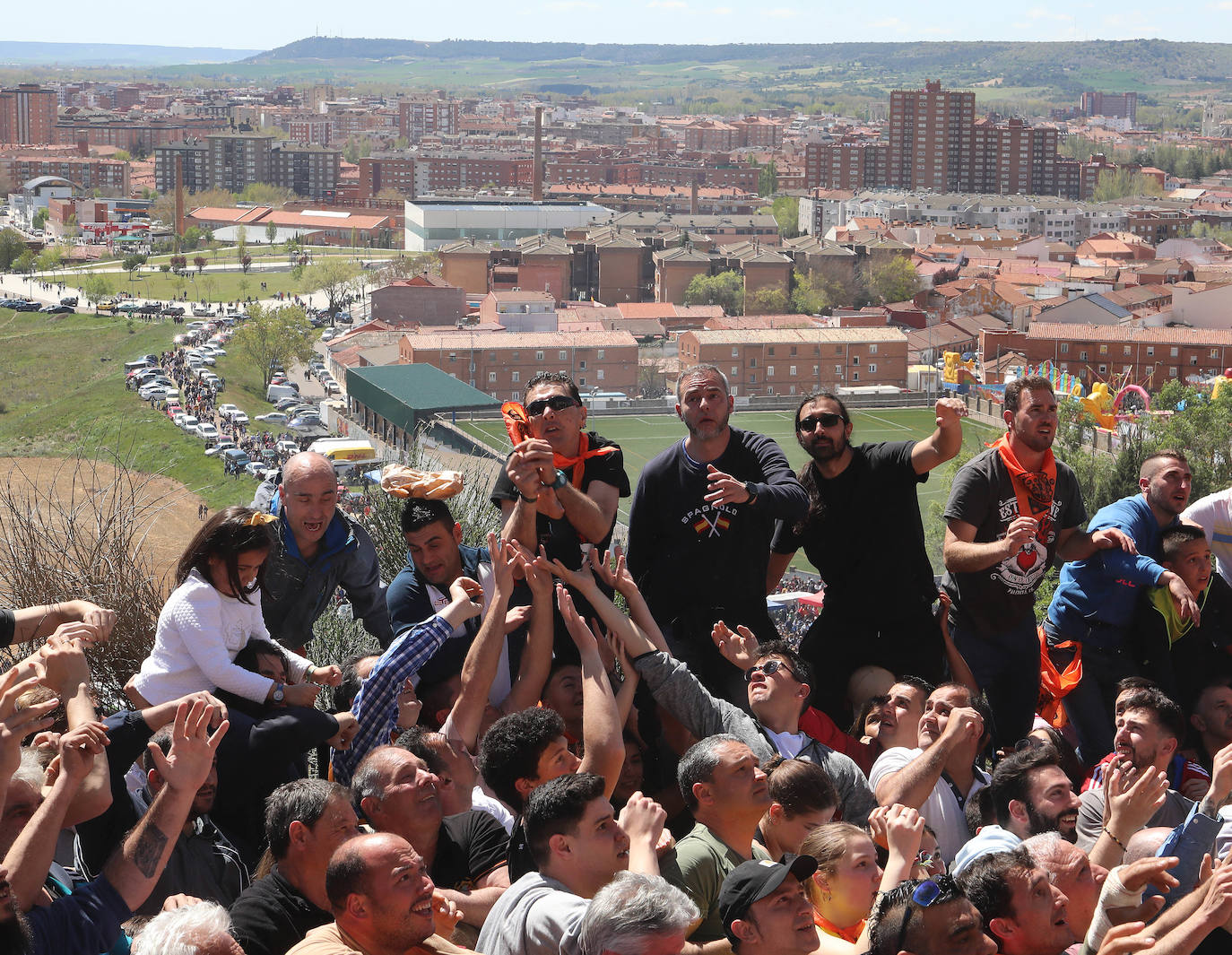 El Cristo celebra la pedrea del pan y quesillo