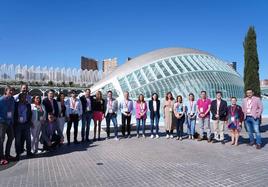 Delegación del PSOE de Castilla y León en la Conferencia de Valencia, este domingo.