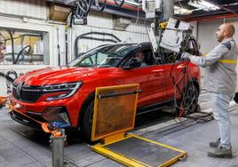 Imagen promocional del Austral fabricado en Palencia distribuida por Renault en su comunicado mundial.