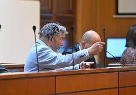 Ismael Jiménez, en la Audiencia de Valladolid.