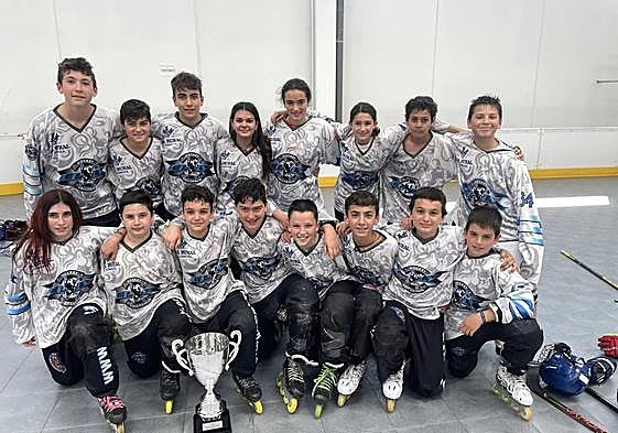 Equipo alevín del CPLV.