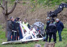 Rescate del ultraligero de las aguas del Duero.