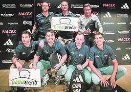 Padel Arena (Valladolid), campeones 1ª masculina.