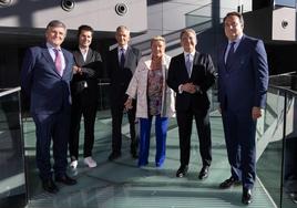 Alfonso Jiménez, Kima Fuentes, Francisco Iglesias, María José Álvarez, Pedro Palomo y Jorge Recio.