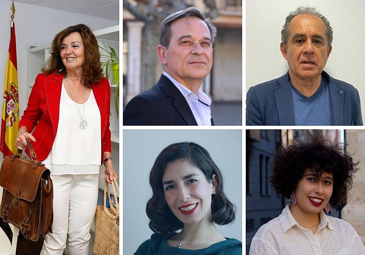 Sonia Lalanda, Emilio Polo, Miguel Adriazola, Jennyfer Fernández y Miriam Caminero.