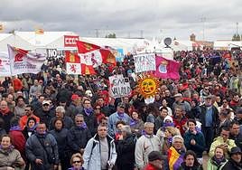 Asistentes a la campa de Villalar en una edición anterior.