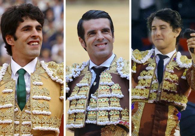 Talavante, Emilio de Justo y Roca Rey protagonizarán la corrida del domingo 14.