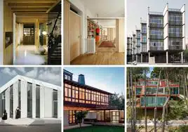 Seis de las obras de Castilla y León candidatas a los Premios Nacionales de Arquitectura.