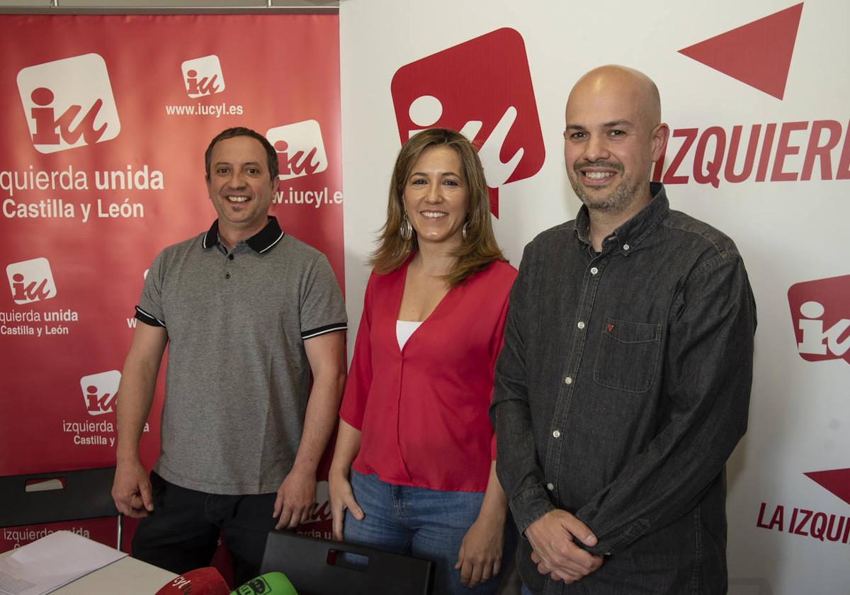 Carlos Serrano, Ana Peñalosa y Ángel Galindo.