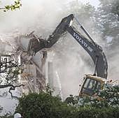 Ejecutan el derribo del histórico chalé de Villa Estrella