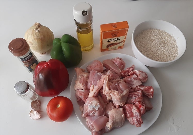 Imagen principal - Arroz en su punto con carne variada