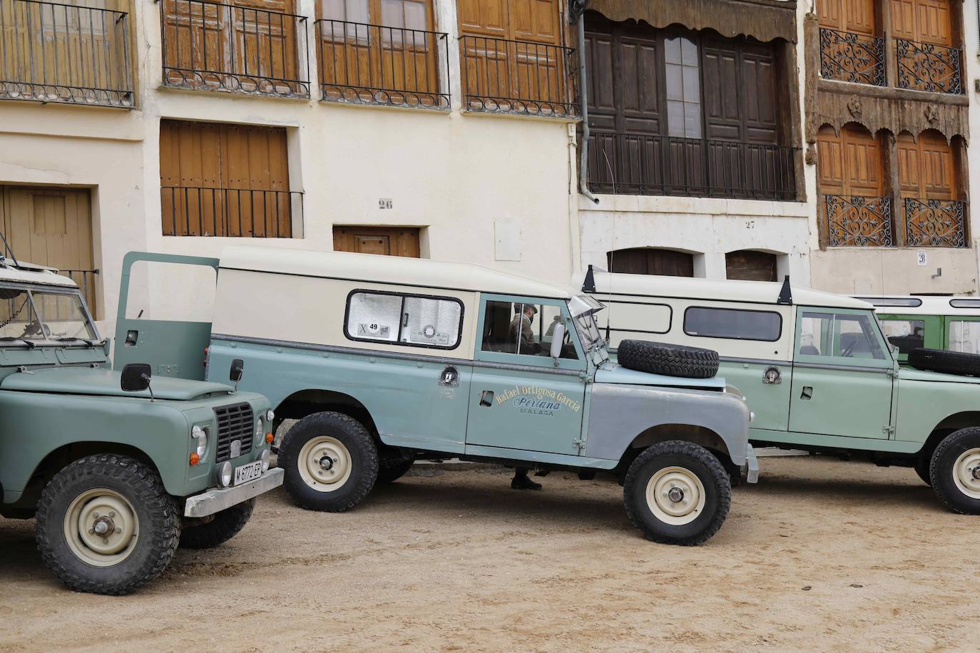 Concentración de Land Rover Santana en Peñafiel (Valladolid)