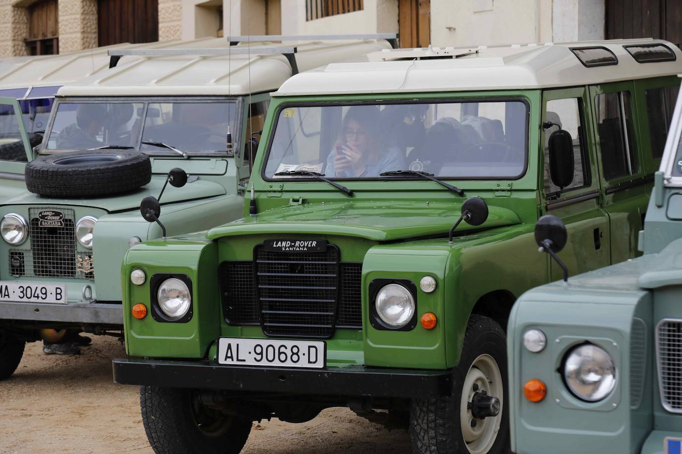 Concentración de Land Rover Santana en Peñafiel (Valladolid)