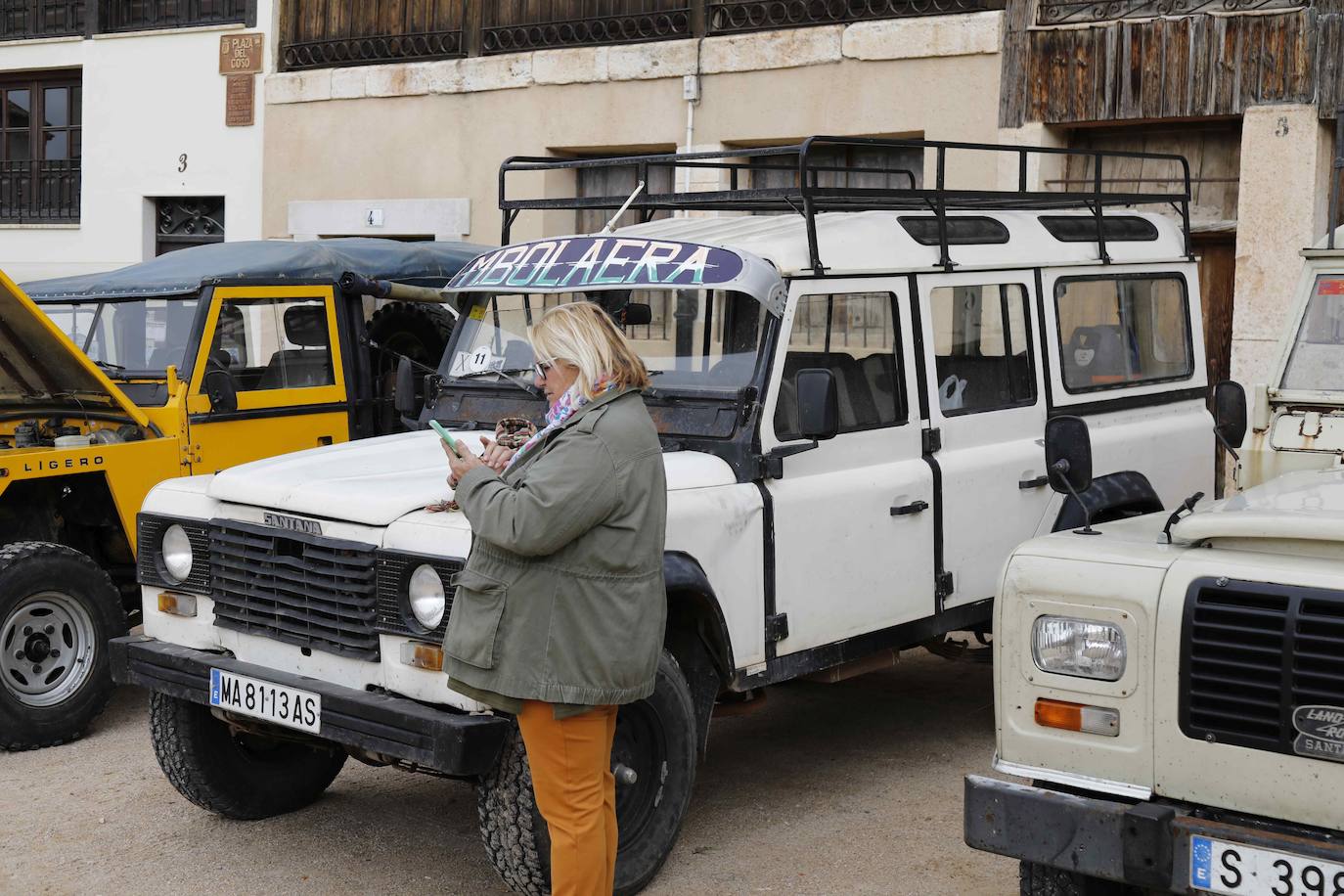 Concentración de Land Rover Santana en Peñafiel (Valladolid)