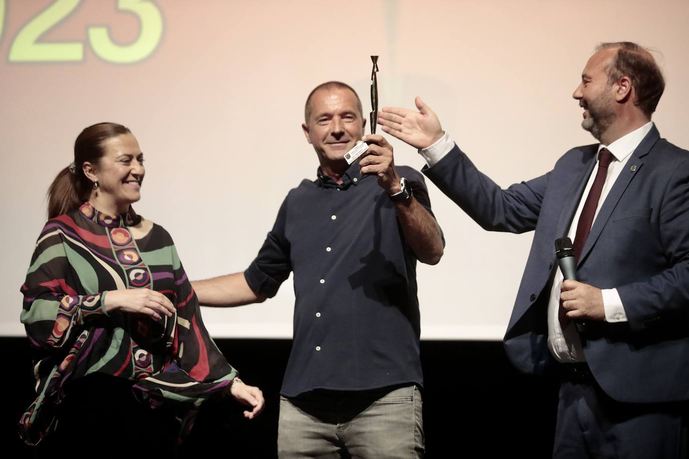 Manu Carreño recibe el premio Espárrago de Oro