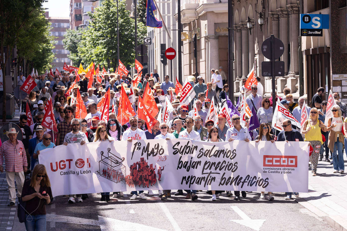 Manifestación del 1 de mayo en Valladolid