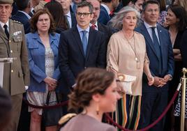 El ministro de Presidencia, Félix Bolaños, asiste al acto cívico militar por el Dos de Mayo, Día de la Comunidad de Madrid.