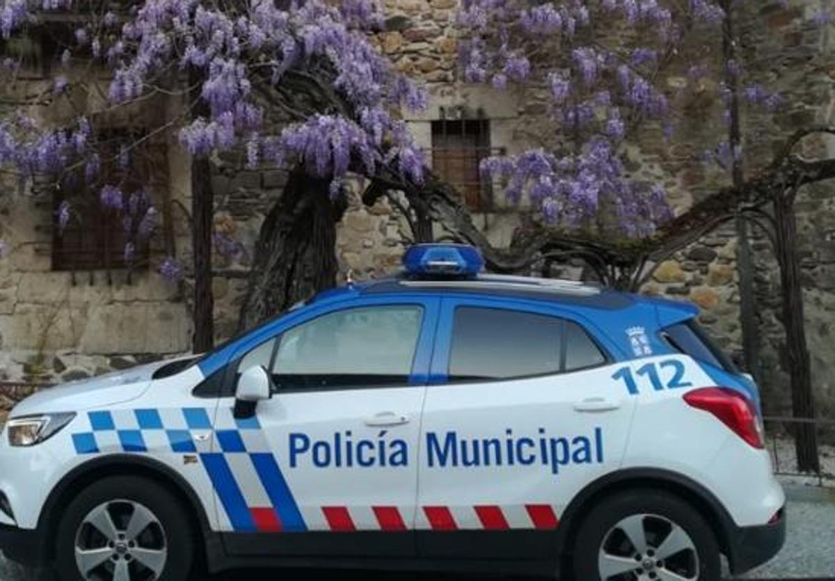 Vehículo de la Policía Municipal de Ponferrada.