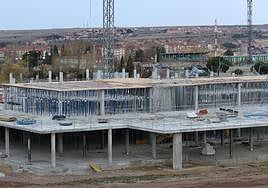Obras del centro de salud Segovia IV, en Nueva Segovia.