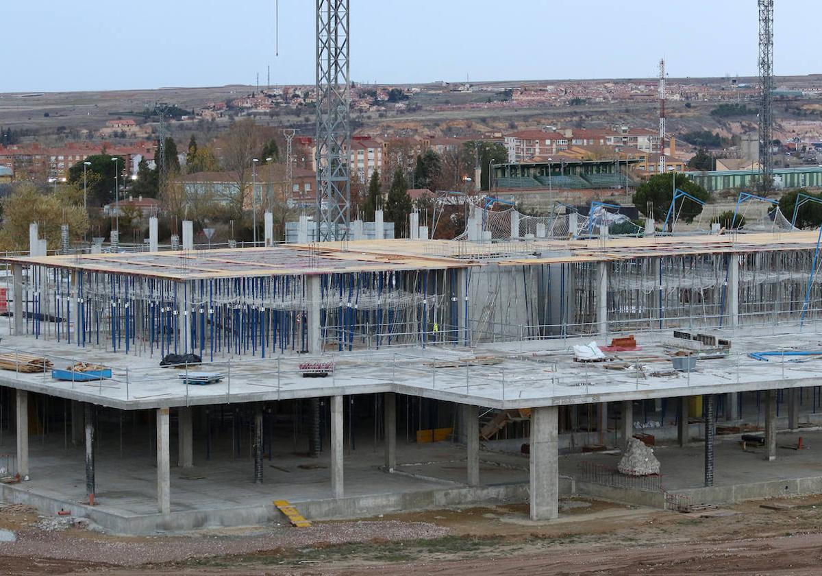 Obras del centro de salud Segovia IV, en Nueva Segovia.