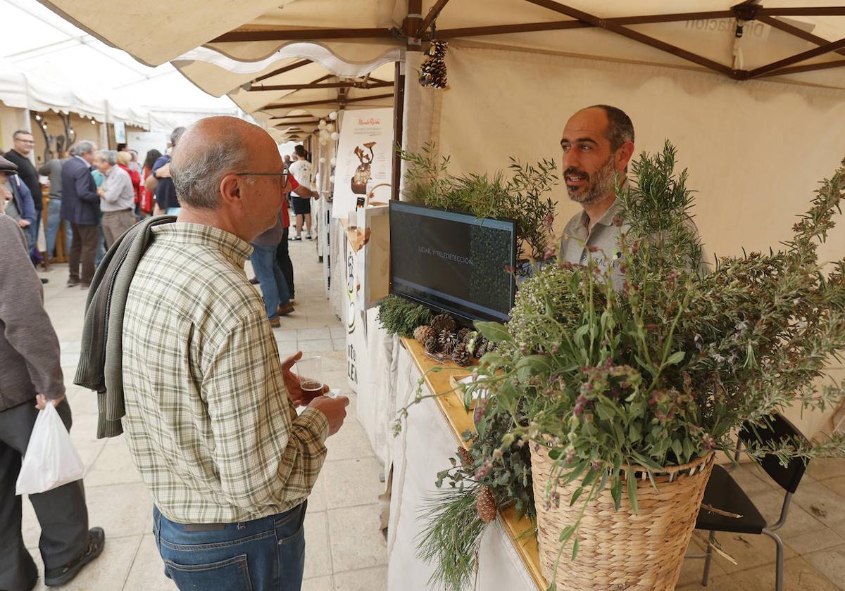 La feria agroalimentaria, en una carpa en la plaza de los Juzgados.