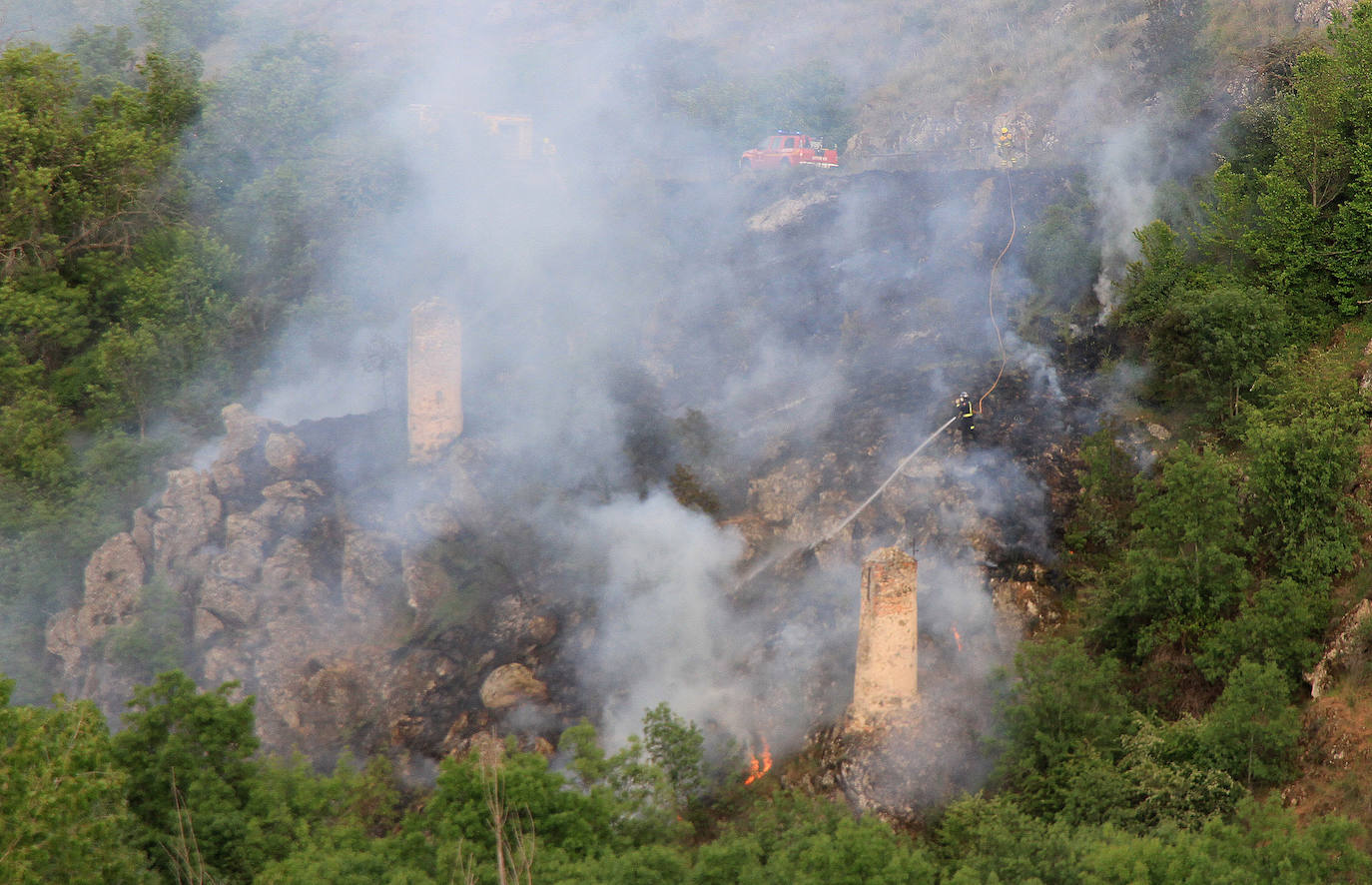 Incendio en La Hontanilla y Las Arenas